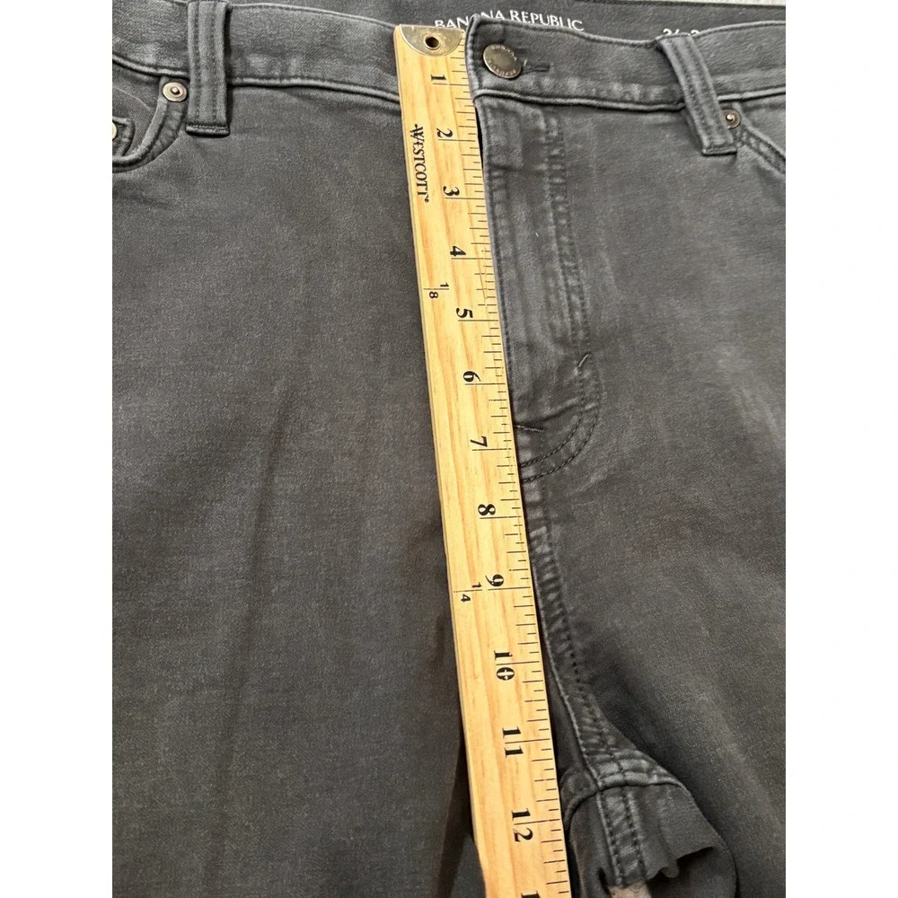 Banana Republic Traveler Slim Fit Pants Mens 36x30 Gray Cotton Stretch Denim
